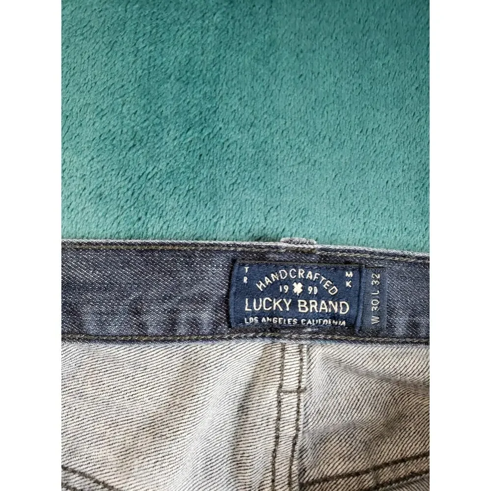 Lucky Brand Jeans Size 30x32 Mens Blue Pants Stretch 121 Heritage Slim Straight